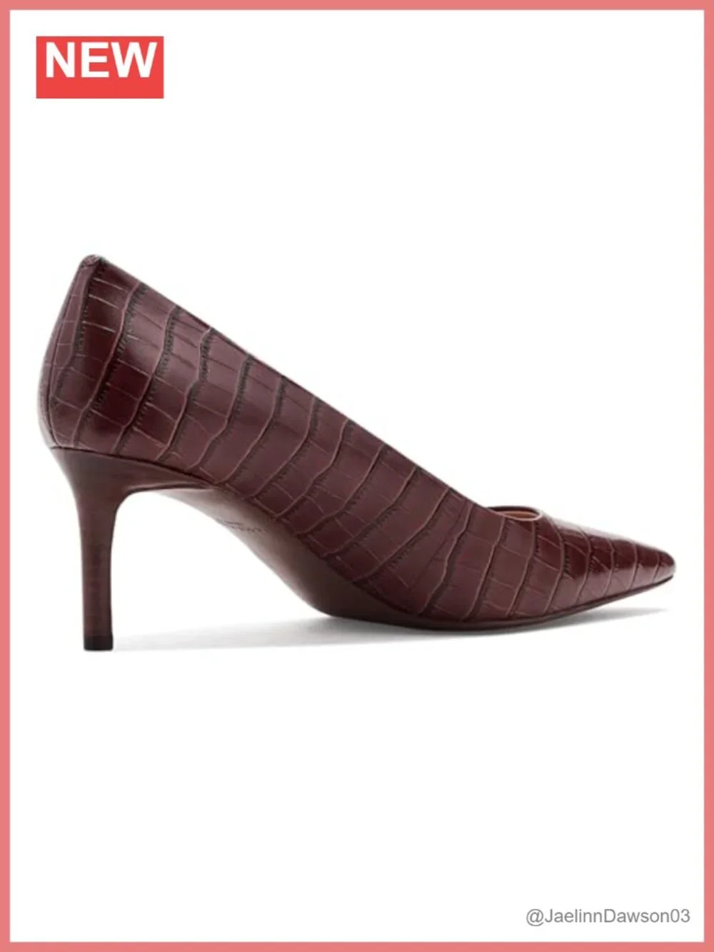Women's Leather Stiletto Heel Pumps - Lightweight Dress Shoes